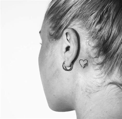101 Best Heart Tattoo Behind Ear Ideas That Will Blow Your Mind