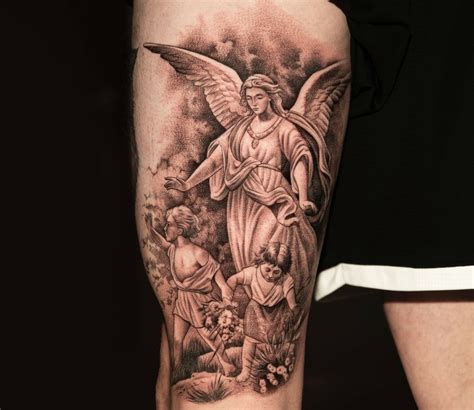 11 Female Protector Guardian Angel Tattoo Ideas That Will Blow Your Mind 11 Female Protector Guardian Angel Tattoo Ideas That Will Blow Your Mind