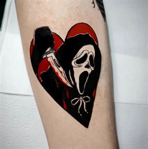 135 Suspenseful Scream Tattoos For Every Horror Movie Fan