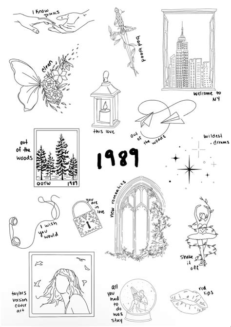1989 Tattoos In 2024 Taylor Swift Tattoo Lyric Tattoos Tattoo Designs