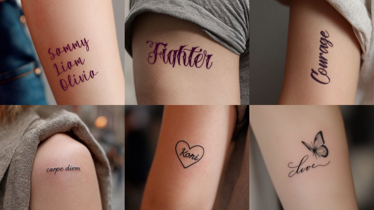 20 Cursive Tattoo Fonts That Look Great On Your Skin Design Work Life
