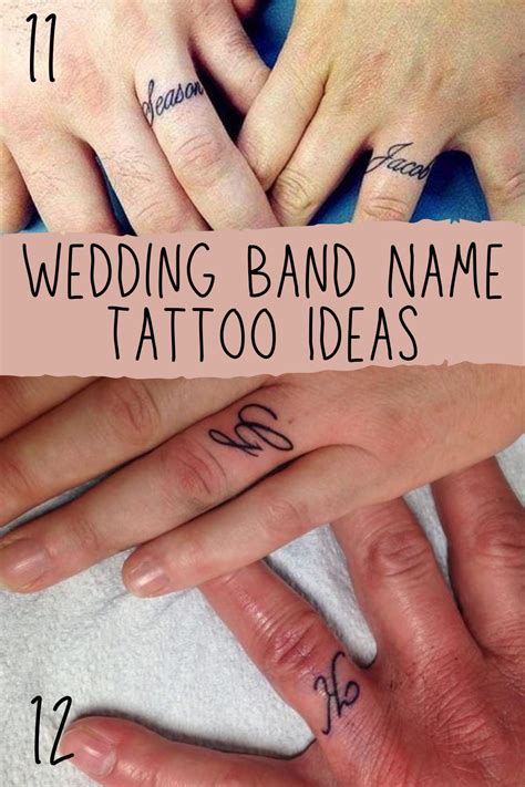 21 Wedding Band Tattoo Ideas Instead Of A Ring Artofit