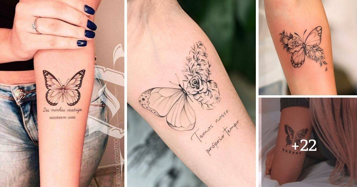 25 Feminine Butterfly Tattoo Ideas For Women