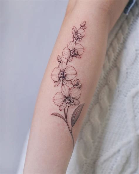 30 Gorgeous Orchid Tattoo Designs And Ideas Tattoobloq Orchid