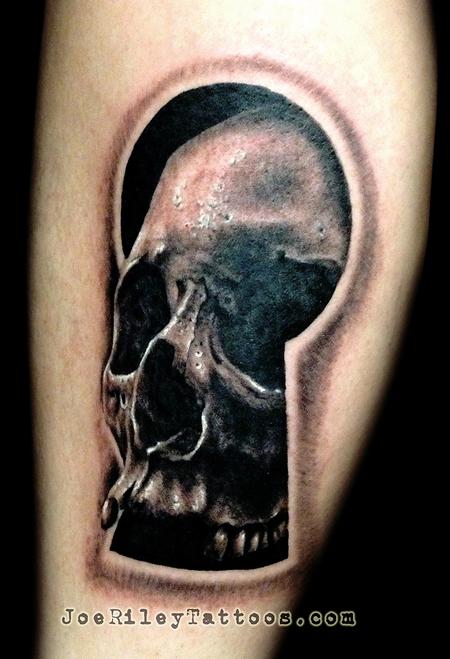 3D Skull Tattoo By Joe Riley Tattoonow