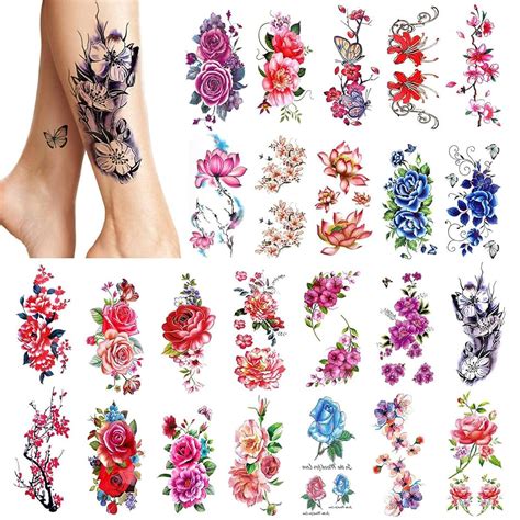 4 Sheets Vibrant Tree Life Temporary Tattoos Colorful Body Temu 4 Sheets Vibrant Tree Life Temporary Tattoos Colorful Body Temu