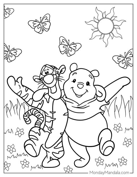 40 Winnie The Pooh Coloring Pages Free Pdf Printables
