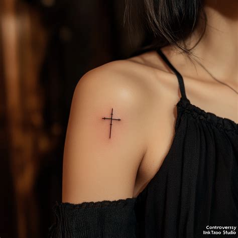 41 Beautiful Cross Tattoos For Women Faith Style Amp Meaning In 2025