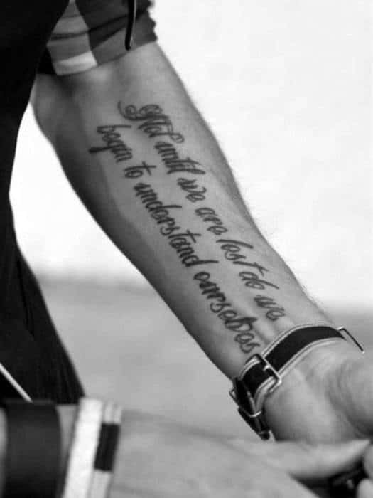 41 Forearm Quote Tattoos For Men 41 Forearm Quote Tattoos For Men
