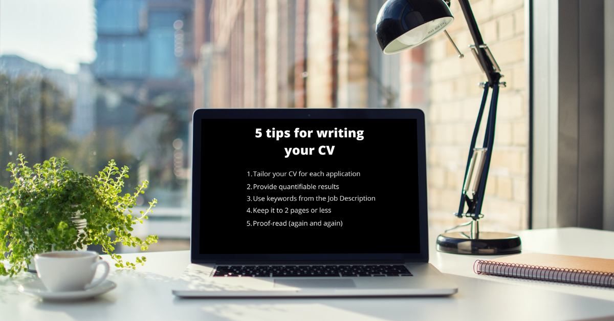 5 Quick Tips For Writing Your Cv 5 Quick Tips For Writing Your Cv