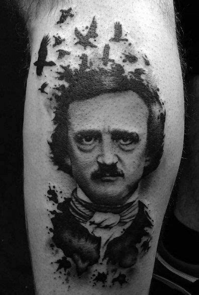 60 Epic Edgar Allan Poe Tattoo Designs For Men Poe Tattoo Full 60 Epic Edgar Allan Poe Tattoo Designs For Men Poe Tattoo Full