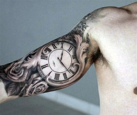 80 Clock Tattoo Designs For Men Timeless Ink Ideas 80 Clock Tattoo Designs For Men Timeless Ink Ideas
