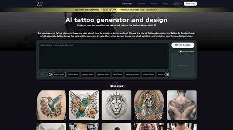 Ai Tattoo Generator Create Your Unique Designs Creati Ai