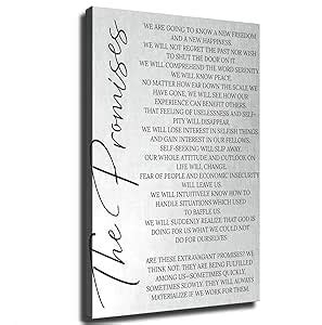 Amazon Com The Aa Promises Addiction Recovery Wall Art Twelve Steps Posters Canvas Print Wall Art Modern Classroom Bedroom Room Aesthetics Decoration Boys Women Gift 24 36Inch No Framed Posters Prints Amazon Com The Aa Promises Addiction Recovery Wall Art Twelve Steps Posters Canvas Print Wall Art Modern Classroom Bedroom Room Aesthetics Decoration Boys Women Gift 24 36Inch No Framed Posters Prints