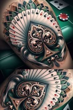 Amp Quot Unbelievably Realistic Playing Cards Tattoo Playing Card Tattoos Amp Quot Unbelievably Realistic Playing Cards Tattoo Playing Card Tattoos