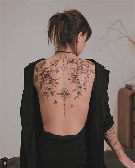 Beautiful Back Tattoos For Females