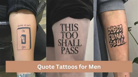 Best 10 Quotes Tattoos For Men Inspiring Quote Ideas And Tips Men Best 10 Quotes Tattoos For Men Inspiring Quote Ideas And Tips Men