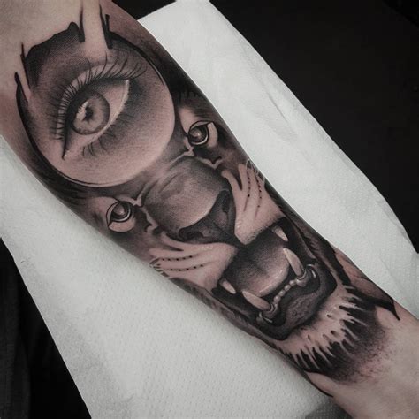Black And Gray Tattoo Design