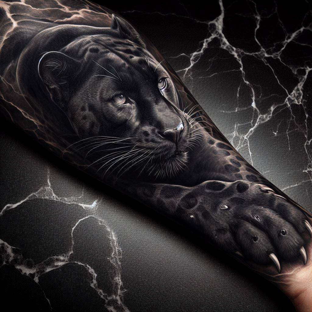 Black Panther Animal Tattoo