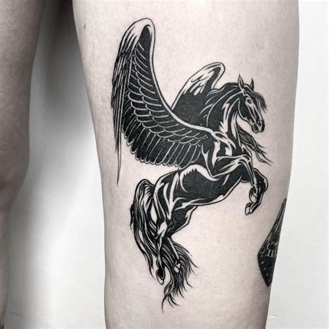 Black Pegasus Tattoo Black Pegasus Tattoo