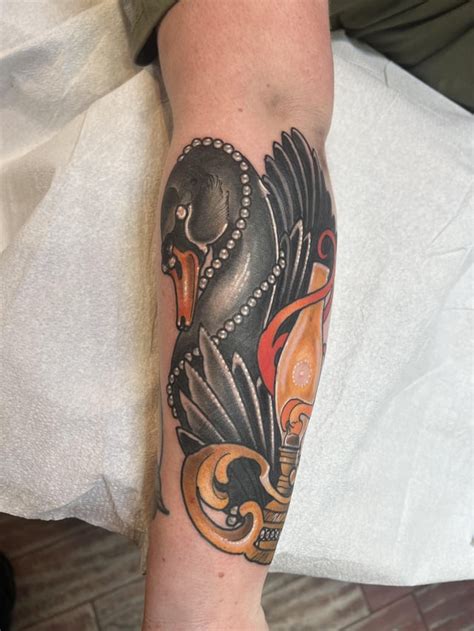 Black Swan Amp Oil Lantern By Ian At Blaque Owl Missoula Mt R Tattoos Black Swan Amp Oil Lantern By Ian At Blaque Owl Missoula Mt R Tattoos