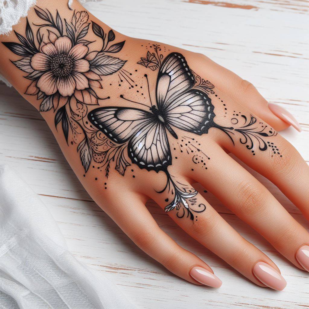 Butterfly Hand Tattoo 8 Stunning Designs With Meanings