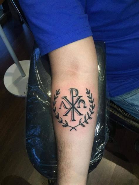 A Compass On Skin: Chi Rho Tattoo Guiding Your Inner Journey