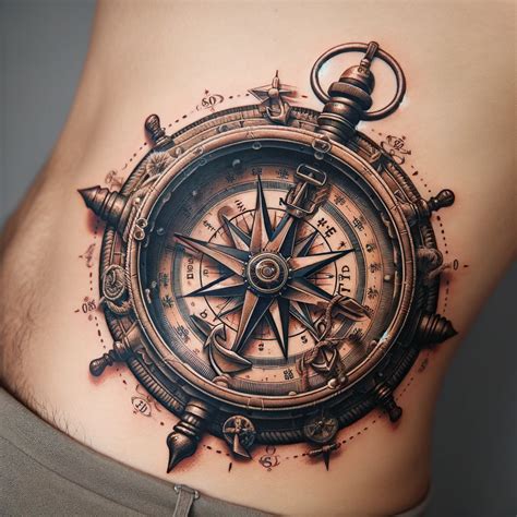 Compass Tattoo Designs Meaning