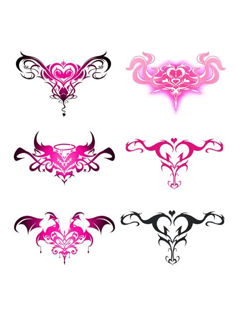 Costume Inspire Succubus Womb Temporary Tattoos