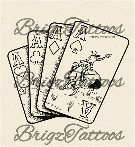 Cowpoke Tat Playing Card Tattoos Western Tattoos Card Tattoo Cowpoke Tat Playing Card Tattoos Western Tattoos Card Tattoo