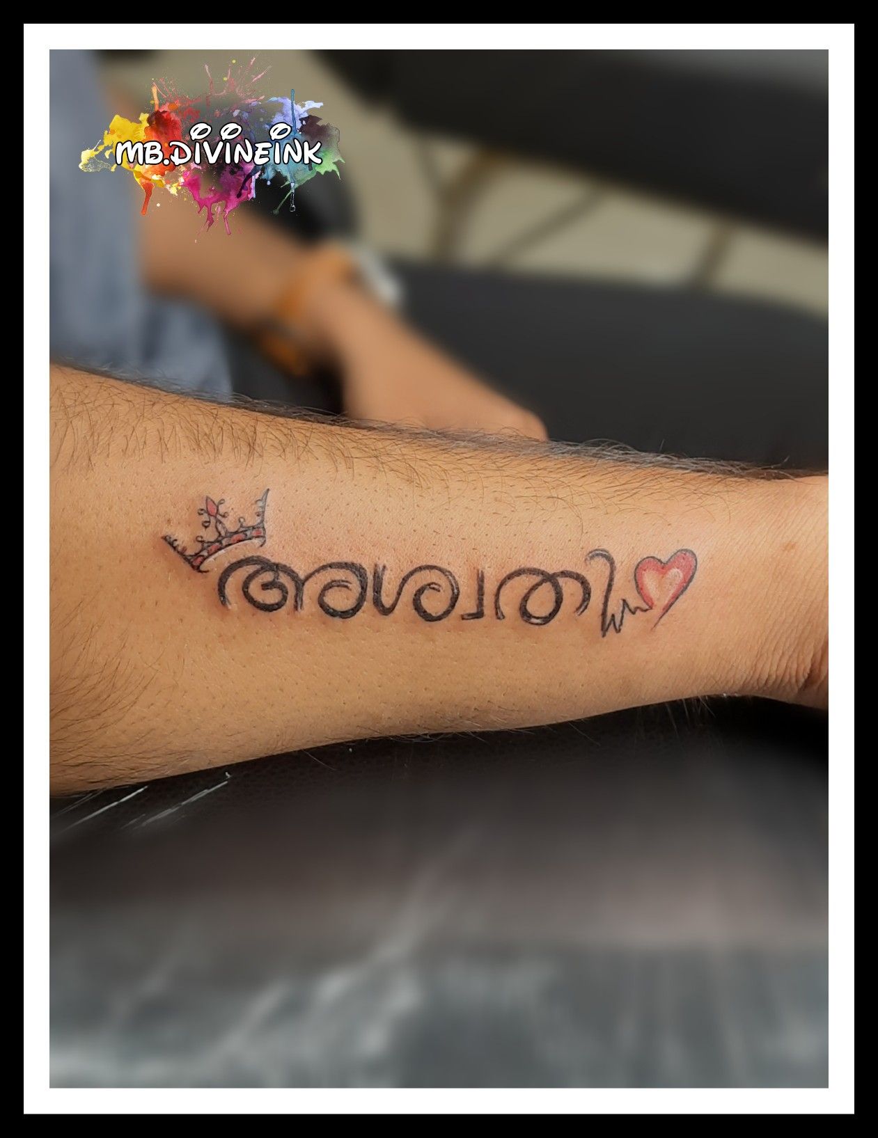 Crown And Name Tattoo Designs