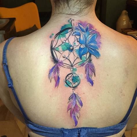 Dreamcatcher Watercolor Tattoo Dreamcatcher Watercolor Tattoo