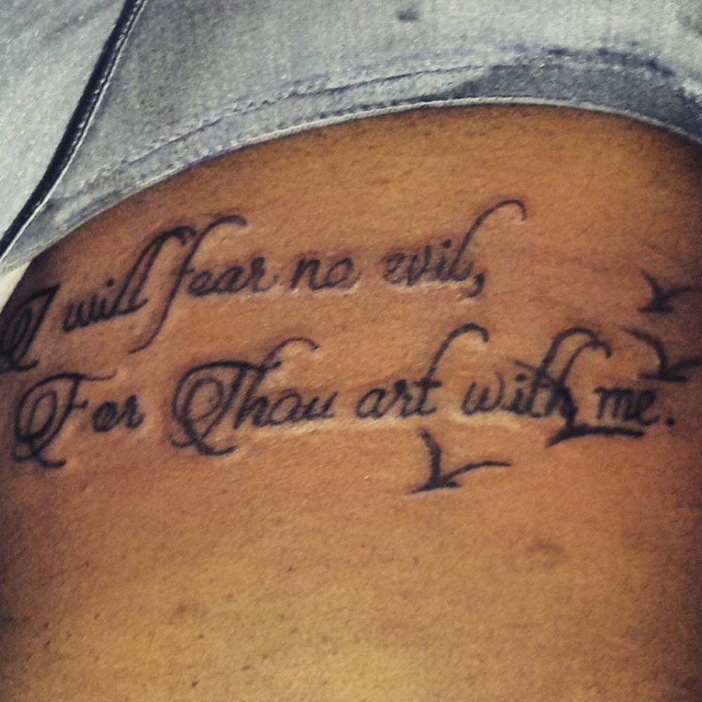 Fear No Evil Tattoo Designs