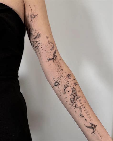 Fine Line Tattoo Design Fine Line Tattoo Design