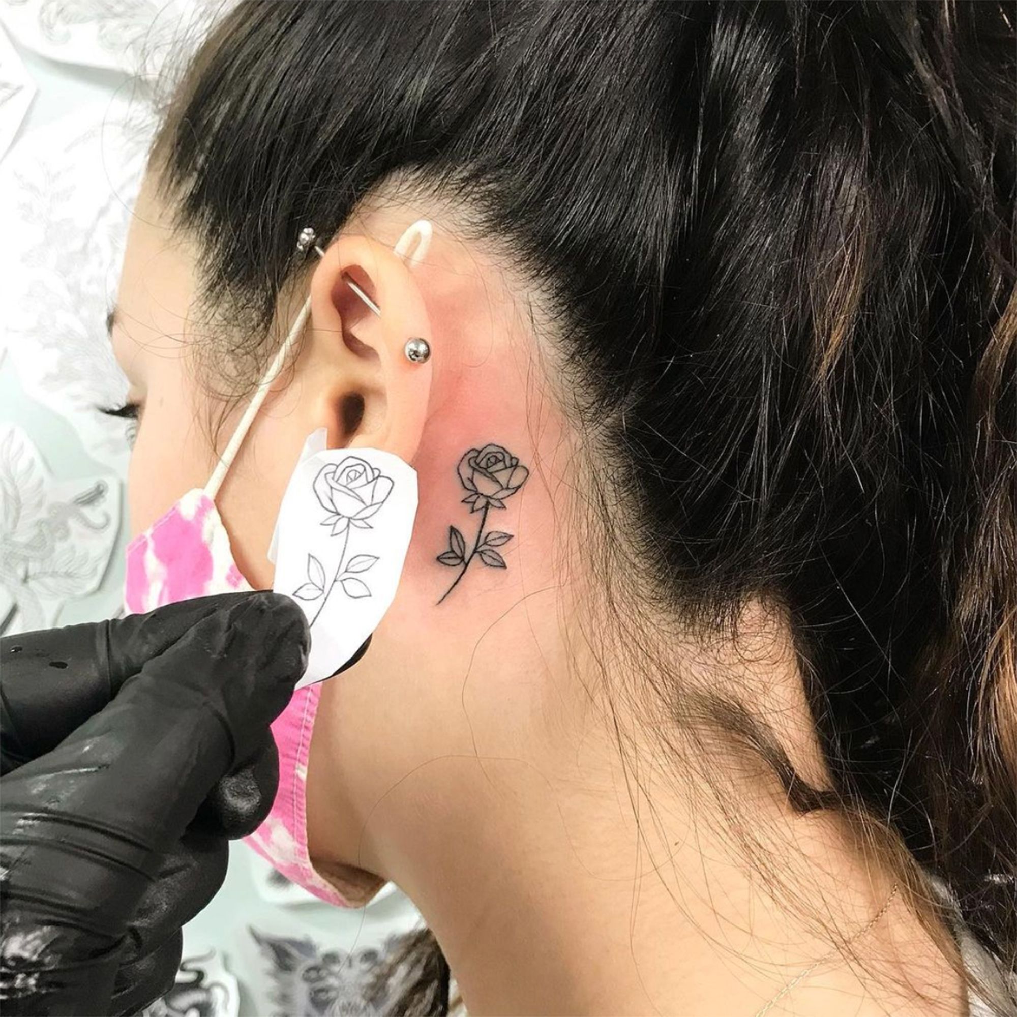 Flower Tattoos Behind The Ear Stunning Behind The Ear Flower Tattoos Flower Tattoos Behind The Ear Stunning Behind The Ear Flower Tattoos