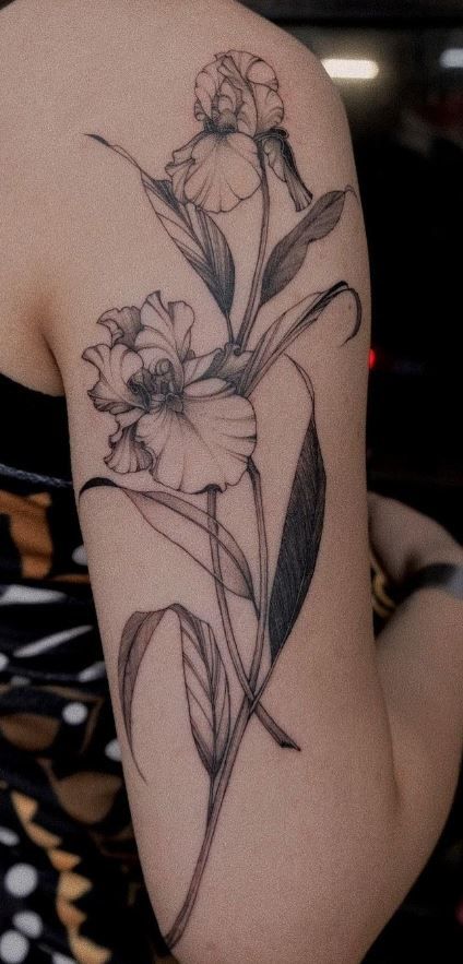 Flower Tattoos Iris