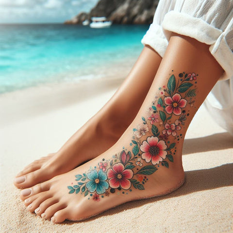 Foot Tattoo Ideas Female Eagleviewtattoo Com