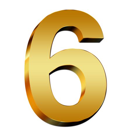 Free Illustration Pay Gold Six Number Digit 3D Free Image On Pixabay 634909