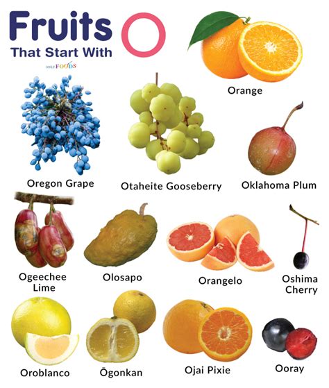 Fruit That Starts With O