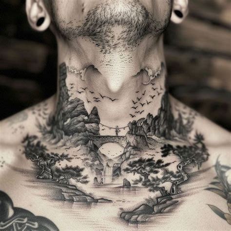 Full Neck Tattoos For Guys Side Neck Tattoos For Men Photos Download