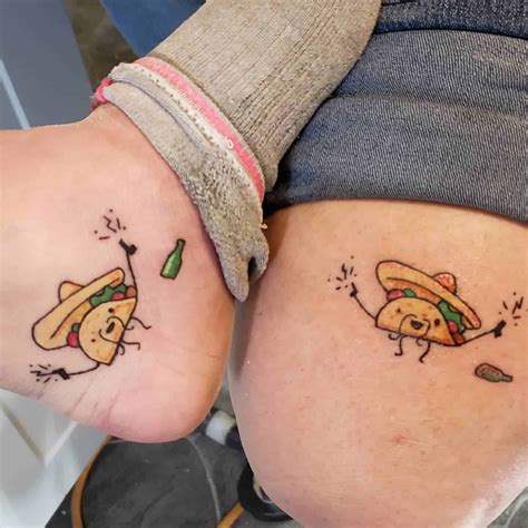 Funny Tattoos 80 Best Design Ideas 2021 Updated Friend Tattoos