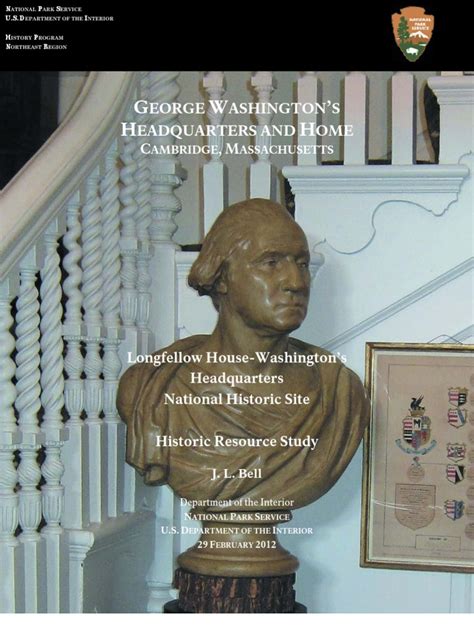 George Washington S Headquarters And Home In Cambridge Massachusetts Pdf George Washington Cambridge