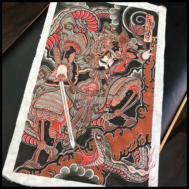 Ghim C A Junya Tr N Japan Traditional Tattoo Trong 2025 H Nh X M Nh T