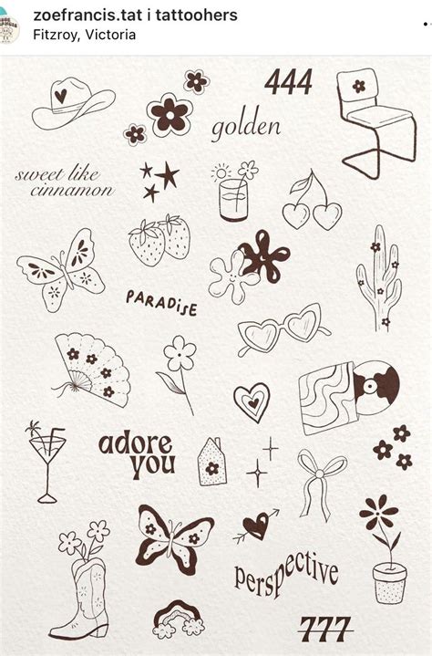 Girly Tattoo Templates