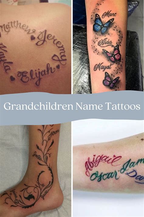 Grandkids Name Tattoo Printable Calendars At A Glance Grandkids Name Tattoo Printable Calendars At A Glance