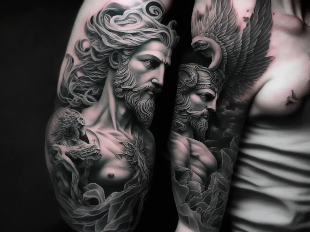 Greek Mythology Tattoo Design