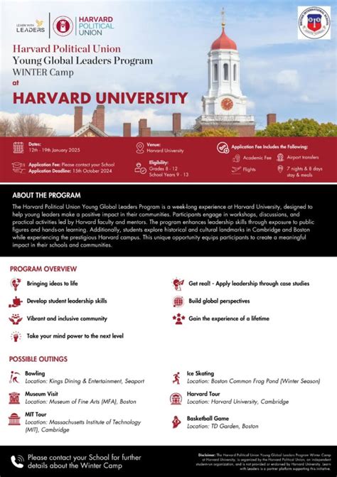 Advance Your Impact With Harvard Youth Global Leaders Program