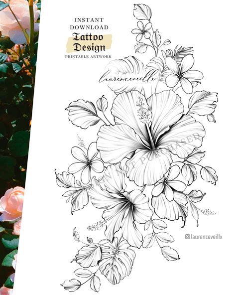 Hibiscus Flower Tattoo Tattoo Design Kit By Imagella On Deviantart Hibiscus Flower Tattoo Tattoo Design Kit By Imagella On Deviantart