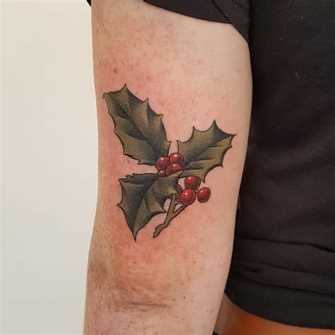 Holly Plant Tattoo