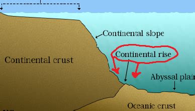 Debunking The Image Of A Continental Rise Myth: Sediments, Not Peaks